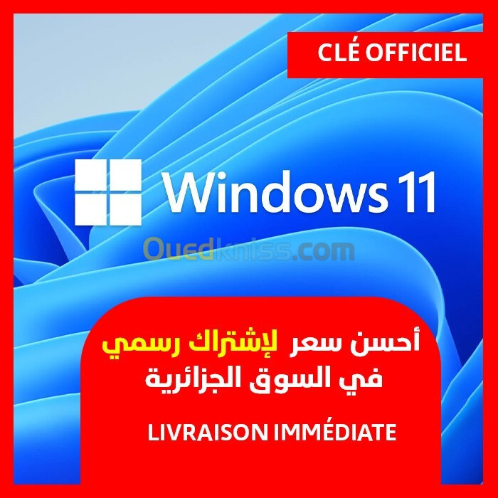 LICENCE WINDOWS 11 : clé officielle 