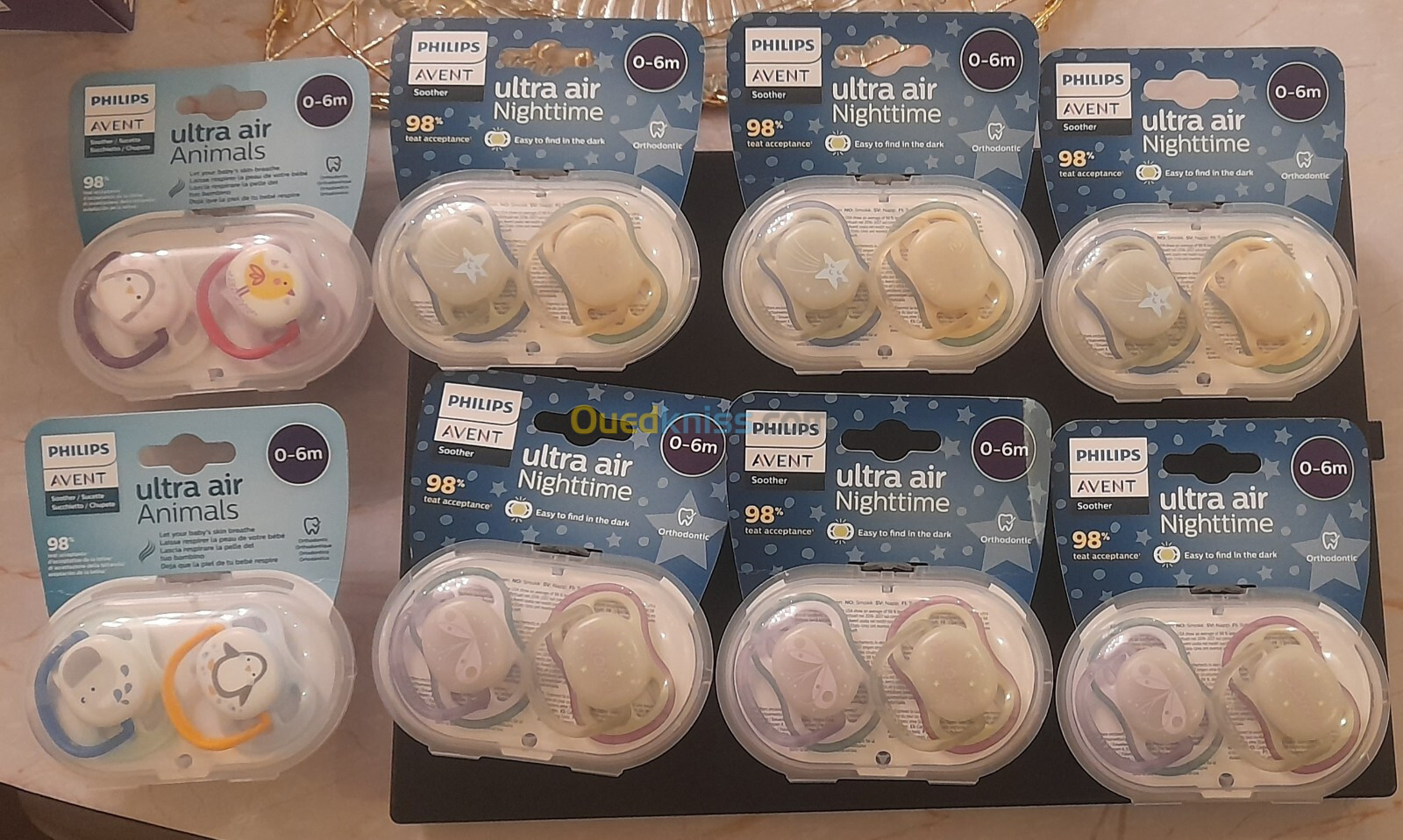 Sucette ultra air Nighttime pour bébé 0 à 06 mois AVENT PHILIPS