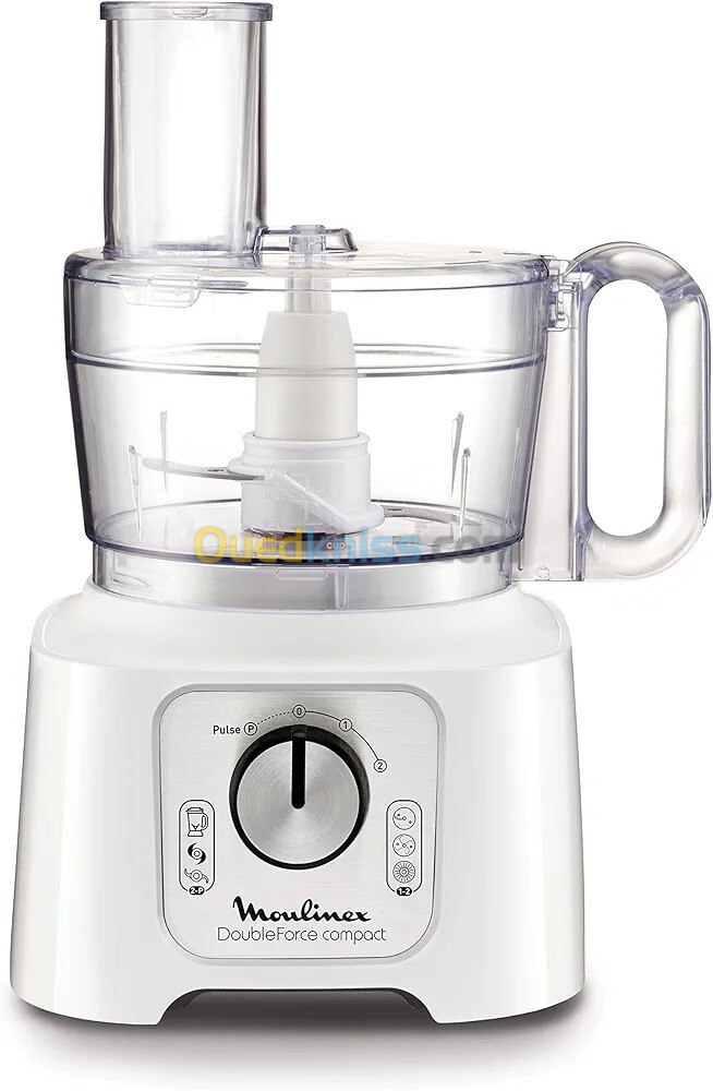 Moulinex doubleforce Hachoir électrique compact 2,2 L 