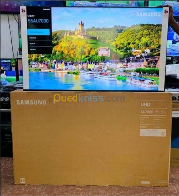 Promotion Television Samsung 55 / 50 pouce Au7000 4k Uhd Demo Integre 