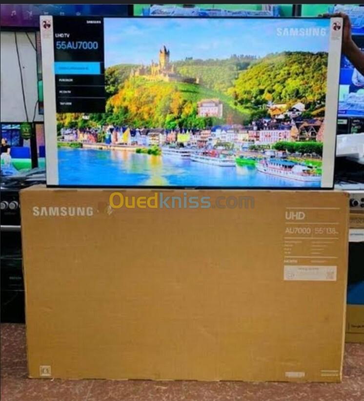 Promotion Television Samsung 55 / 50 pouce Au7000 4k Uhd Demo Integre 