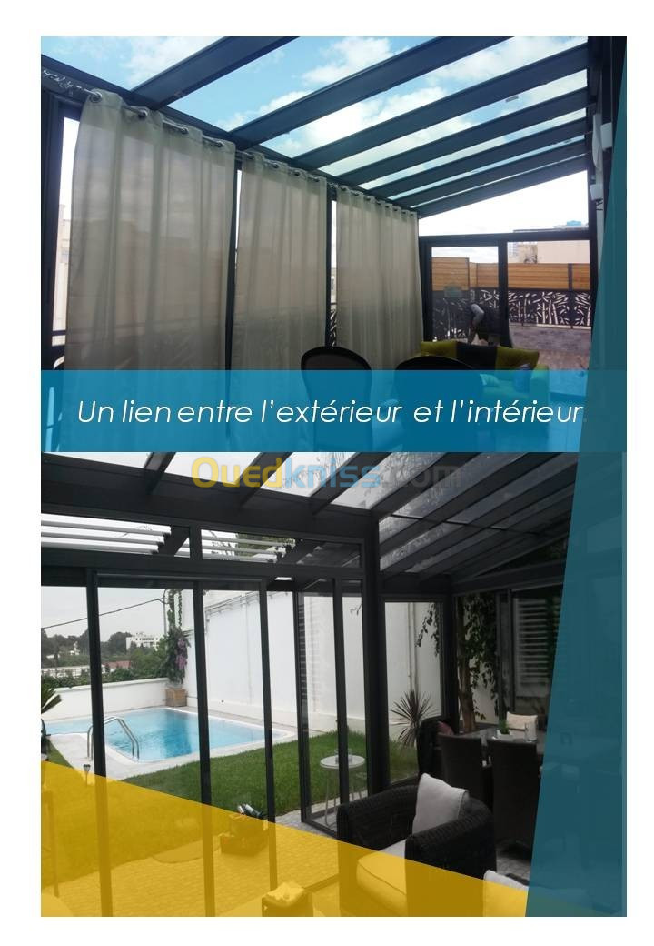 Véranda  / Pergola  /  En aluminium 