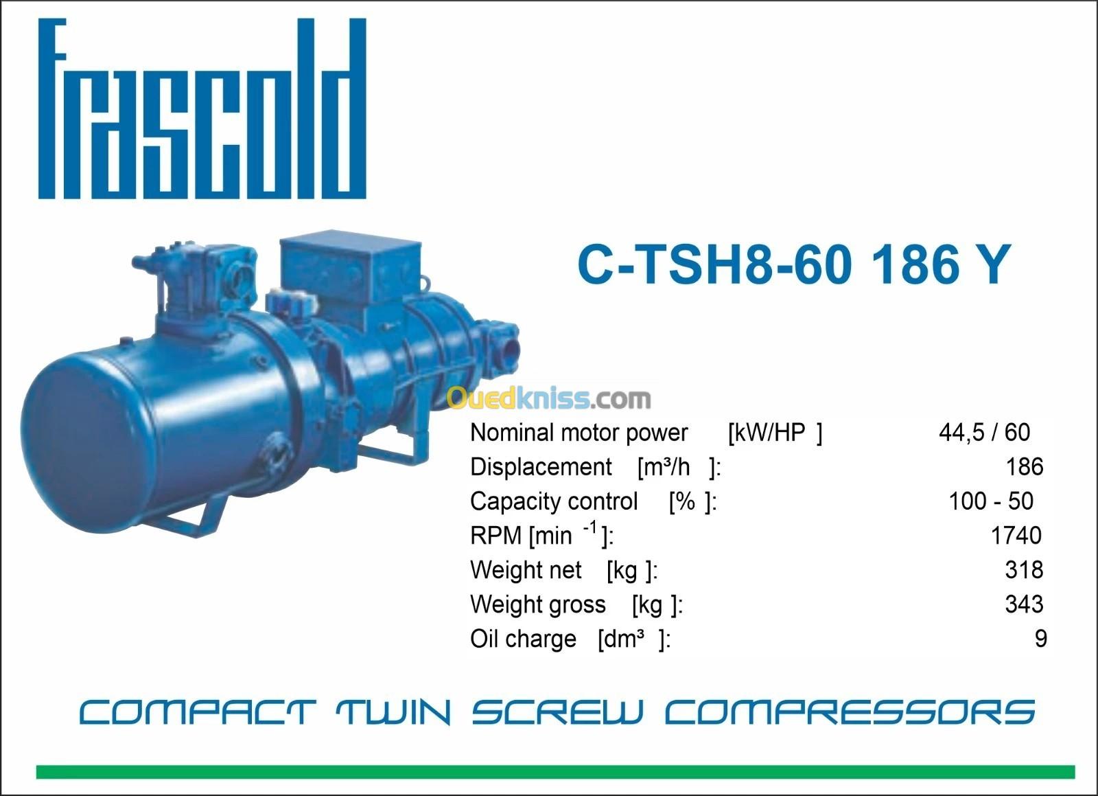 compresseur à vis Frascold C-TSH | C-TSH8-60 186 Y