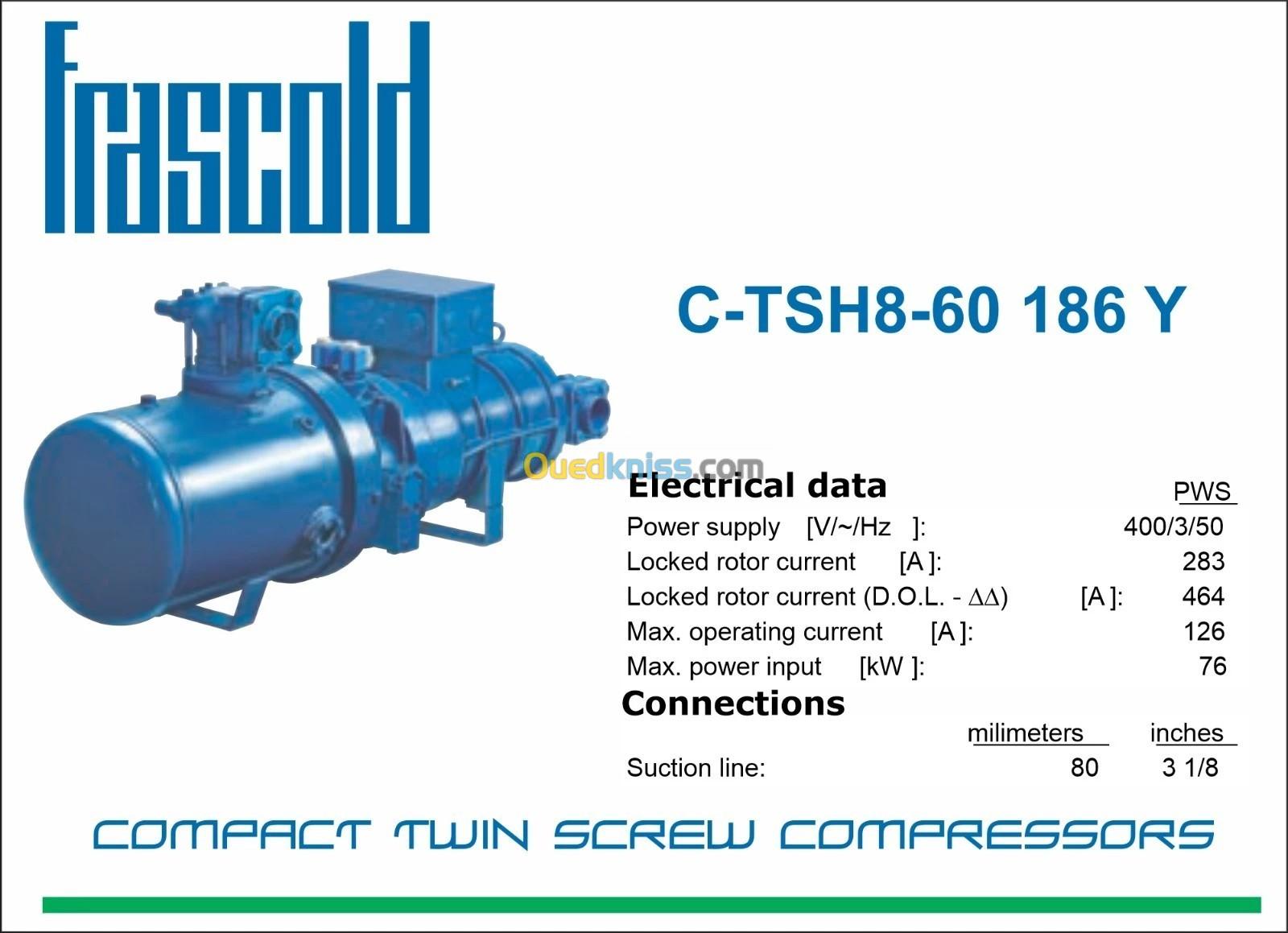 compresseur à vis Frascold C-TSH | C-TSH8-60 186 Y