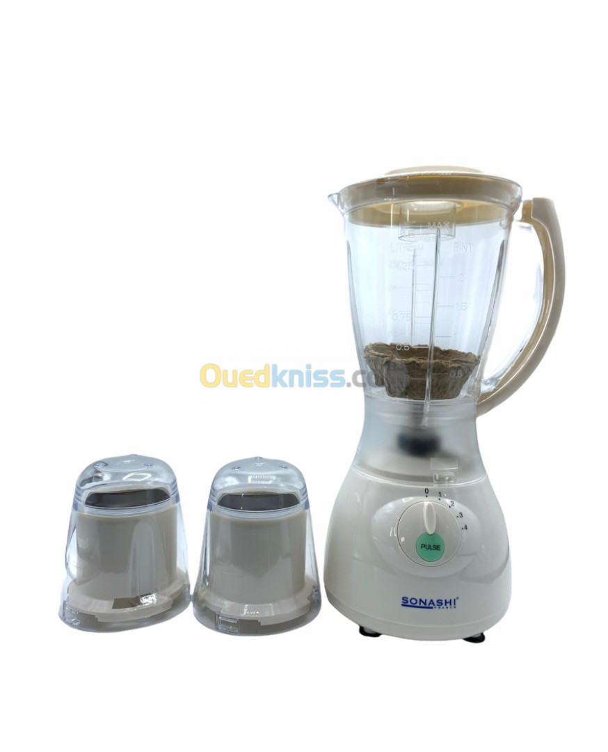 Blender 3En1 4 Vitesses 350W 240V / 2 Moulin - SONASHI