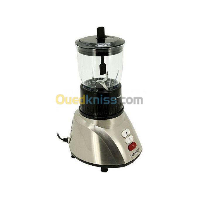 Blender 3En1 400W 220V-240V Avec Bol Hachoir Et Bol Broyeur 1.6L - Sonashi