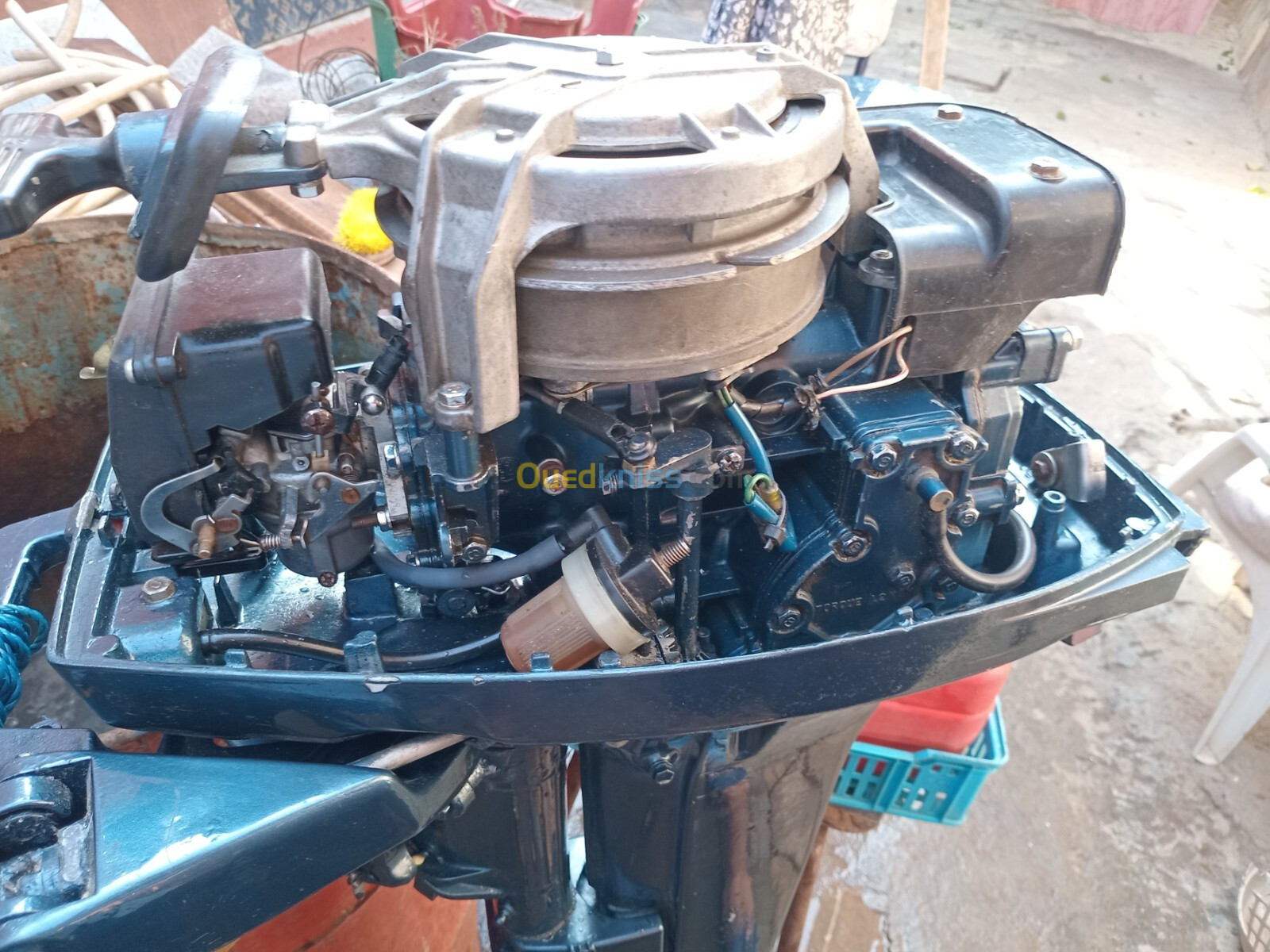 Flouka 4.80 avec moteur 9.9 yamaha jdid