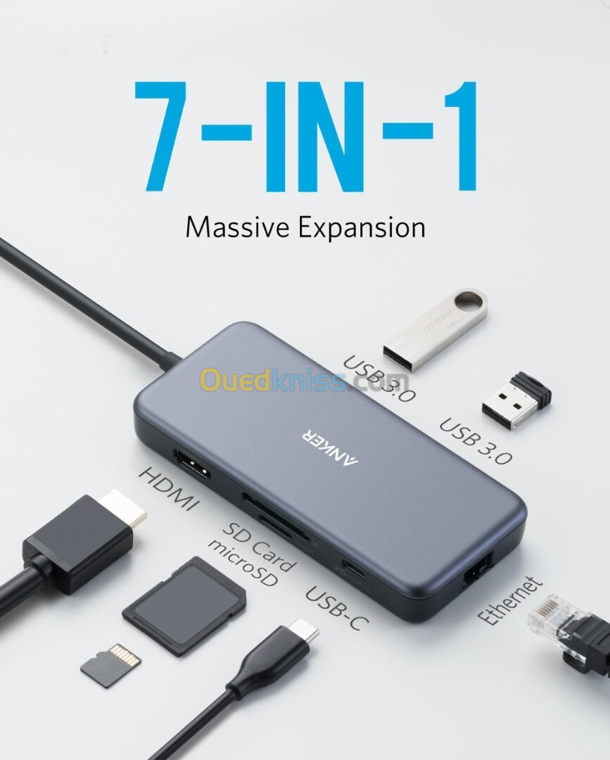 Anker 7-in-1 USB C Hub Adapter 