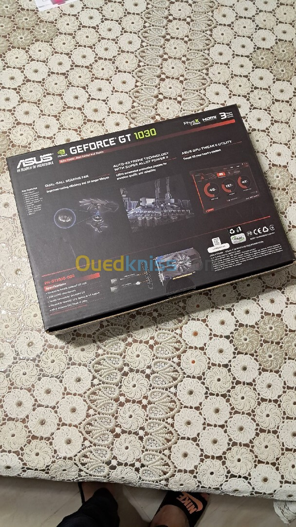 CARTE GRAPHIC ASUS NVIDIA GT 1030 OC EDITION ETAT 10/10