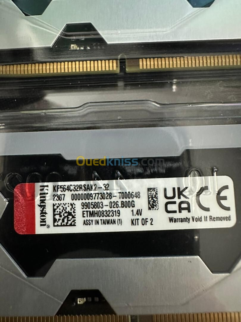 Kingston FURY Renegade DDR5 RGB Memory 4 x 16 go