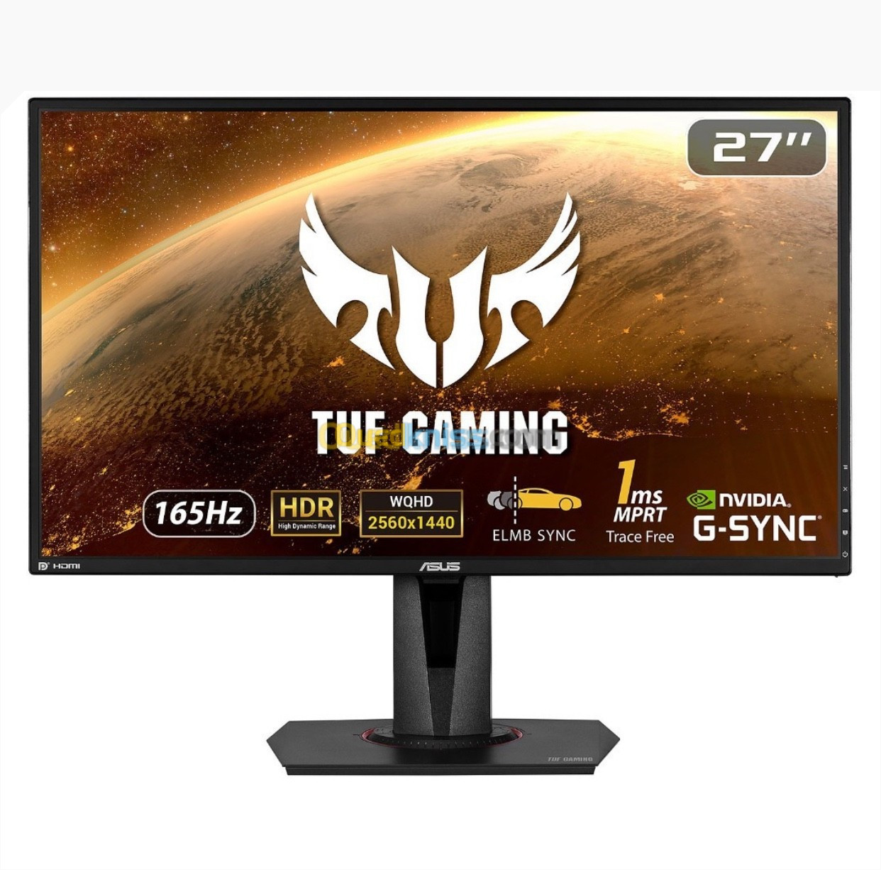 Moniteur asus vg27aq 165hz 2K ips 