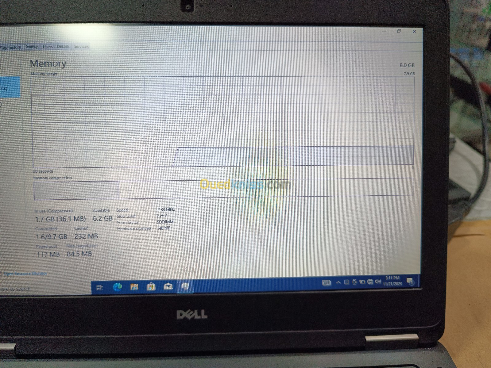 Dell latitude E7270  i5 6300U  6th génération   8GB / 256 ssd nvme