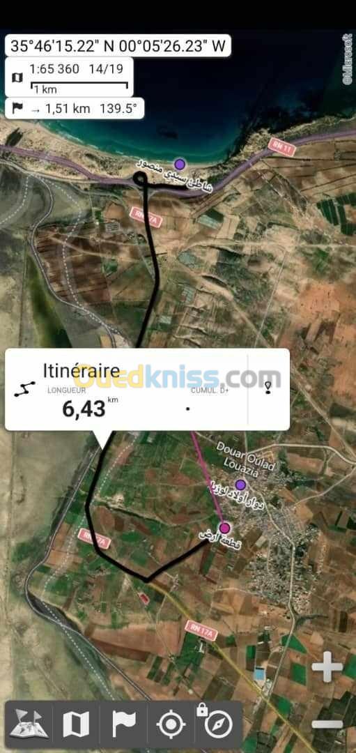 Vente Terrain Mostaganem Fornaka