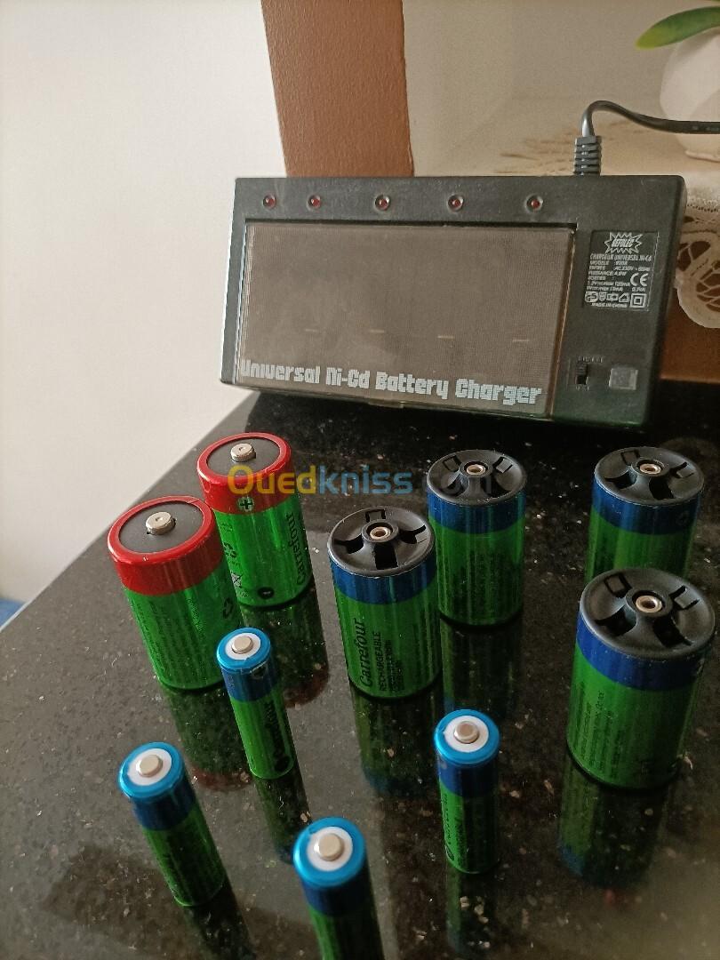 Chargeur batterie piles 