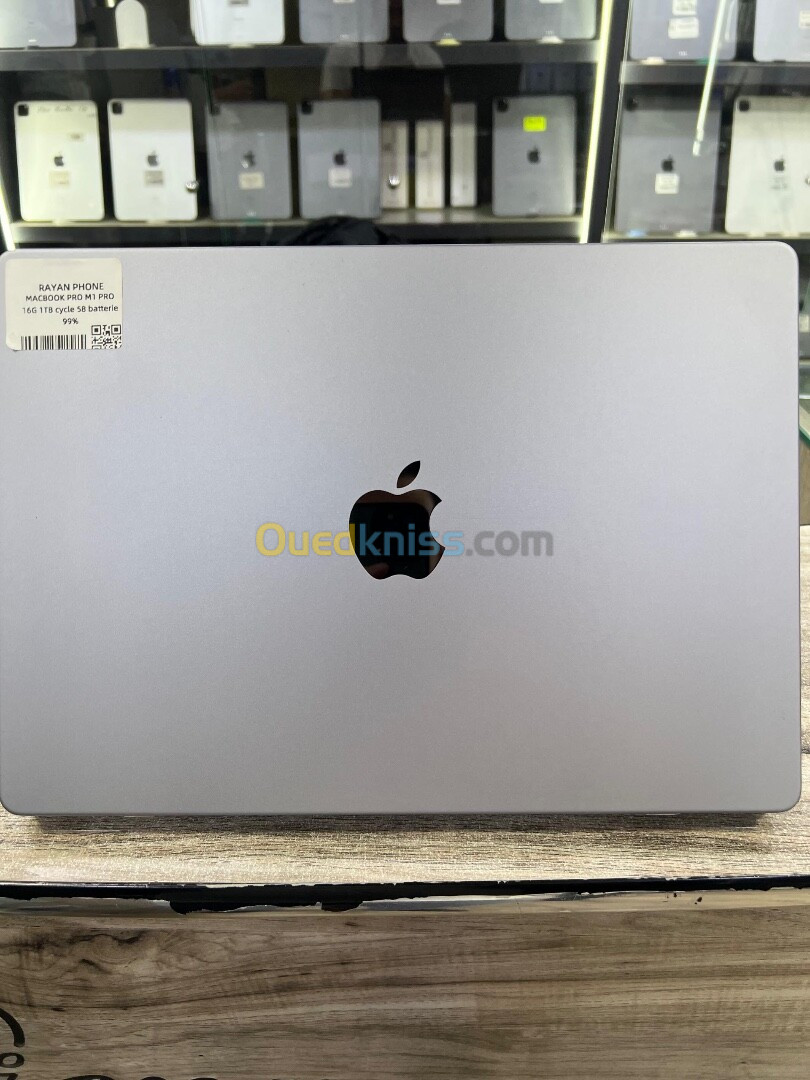 MacBook pro M1 pro 14" 16G 1TB etat comme neuf 20/20 cycle 58 batterie 99% 