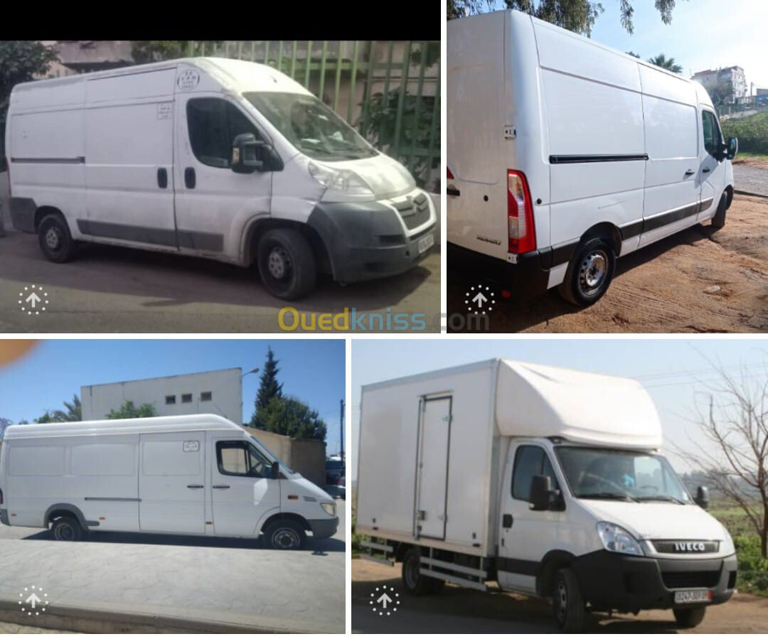 Transport de marchandise et demenagement 58 wilaya alger نقل البضائع والترحيل 