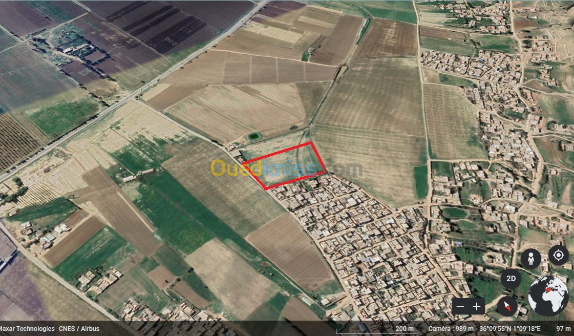 Vente Terrain Chlef Sobha