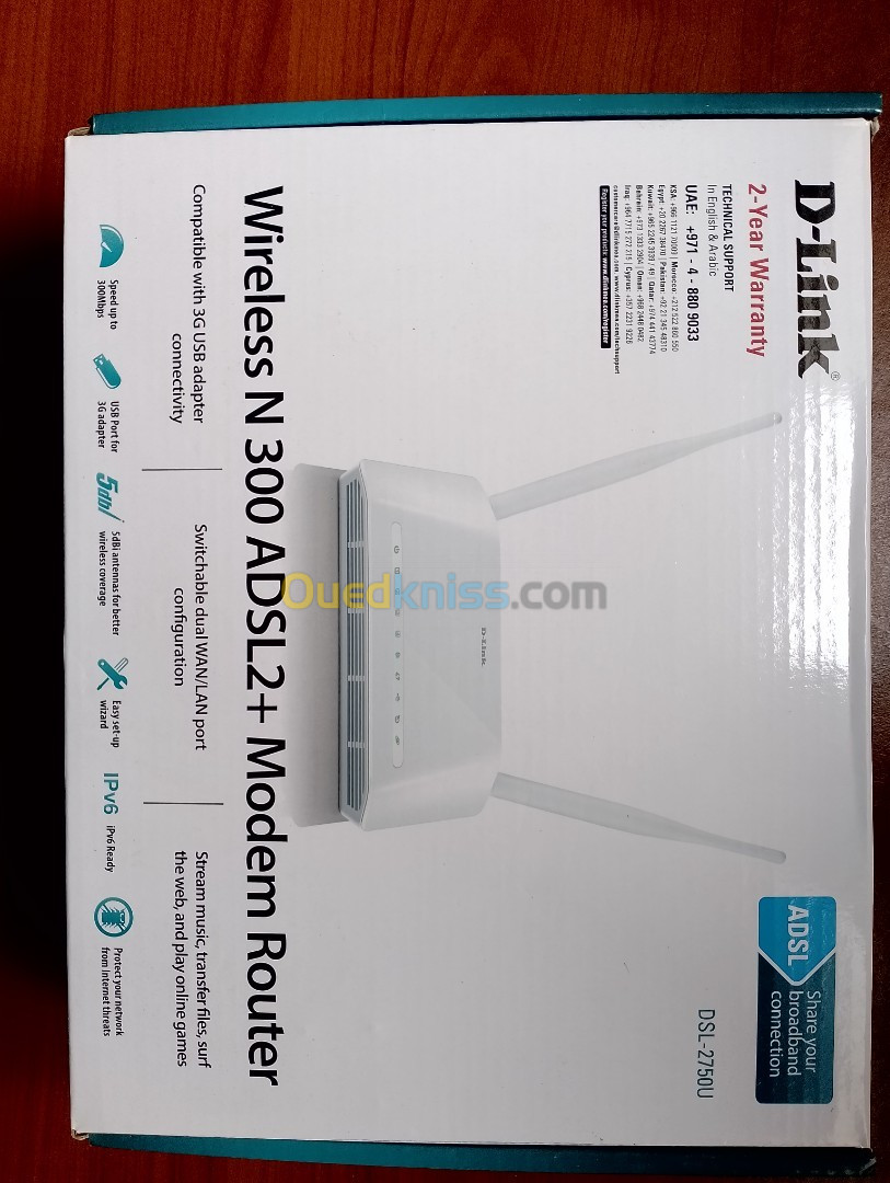 modem D-Link 2750U ADSL+DJAWEB