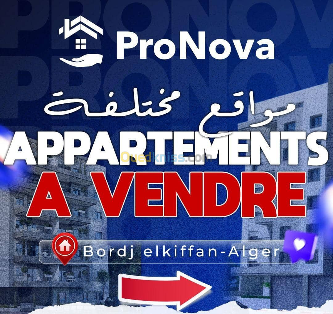 Vente bien immobilier Alger Bordj el kiffan