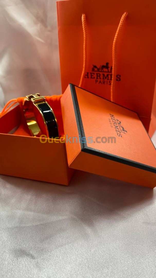 BRACELET HERMES EN ACIER INOXYDABLE