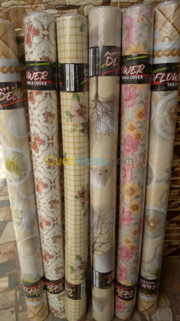 toile cirée, tapis gazon,  grillage cloture gazon,  serpiellere en rouleaux,  pvc adhésif en gros 