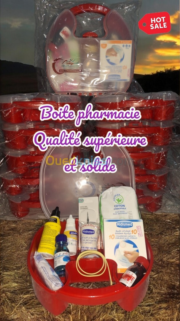 Boite pharmacie complète 11 produits 