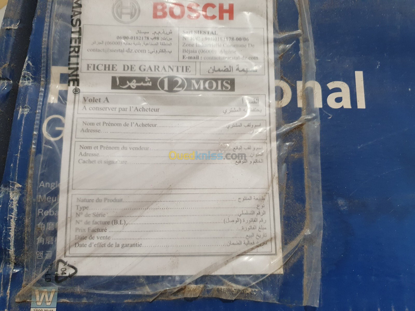 Bosch marteau perforateur plus meuleuse Bosch