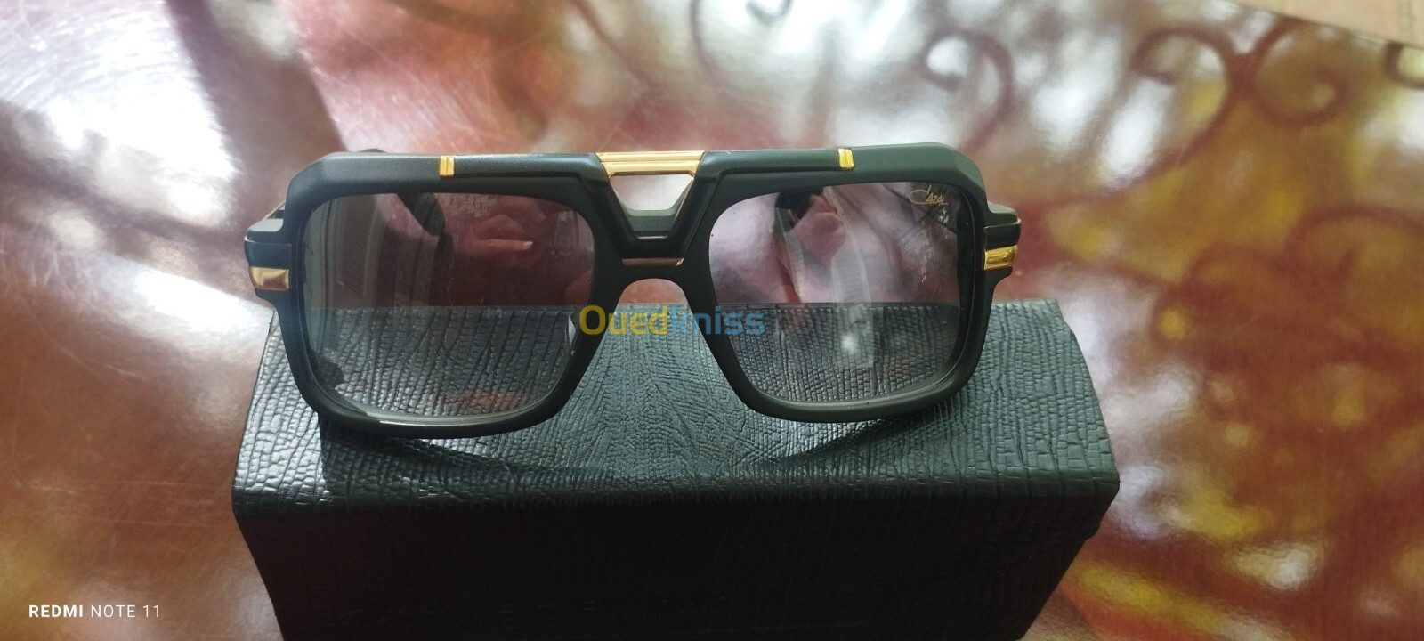 Lunette Cazal Legends black plaque Or 18k