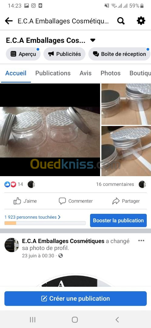 Emballage cosmetique 