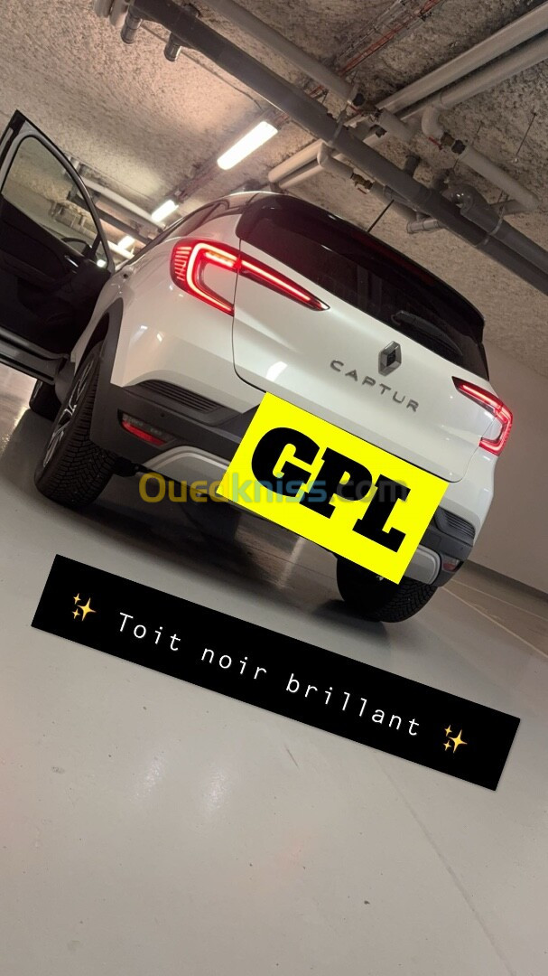 Renault Captur GPL blanc nacré 2023 Full options