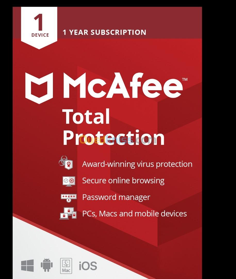 Antivirus (Bitdefender, Kaspersky, Mcafee, Eset, Avast, 360 Security)