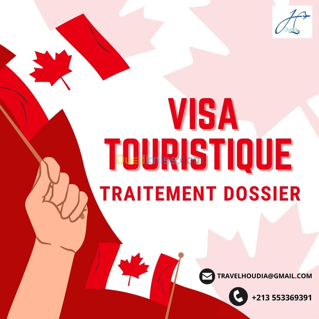 Traitement dossier visa Touristique Canada