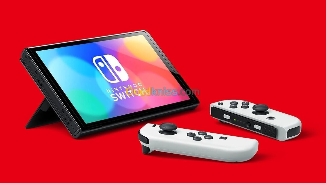 NINTENDO SWITCH OLED SUPER MARIO BROS WONDER - 64 GO - 7" POUCES - HYBRIDE - CONSOLE BUNDLE