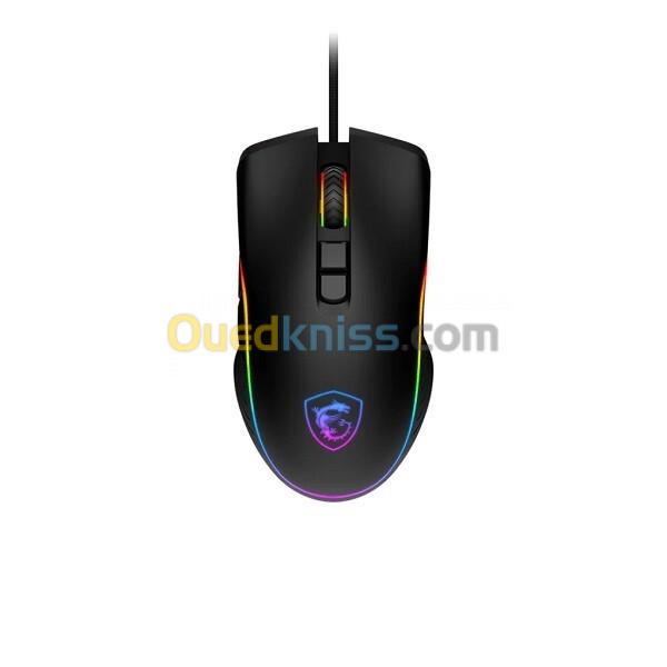 MSI FORGE GM300 - SOURIS GAMING RGB - CAPTEUR OPTIQUE - BLACK - 7200 DPI - FILAIRE