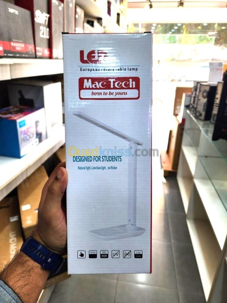 MACTECH DESK LAMP LED - NATURAL LIGHT - LOW BLUE LIGHT - NO FLICKER - 6500K - SWITCH TOUCH - BLANCHE