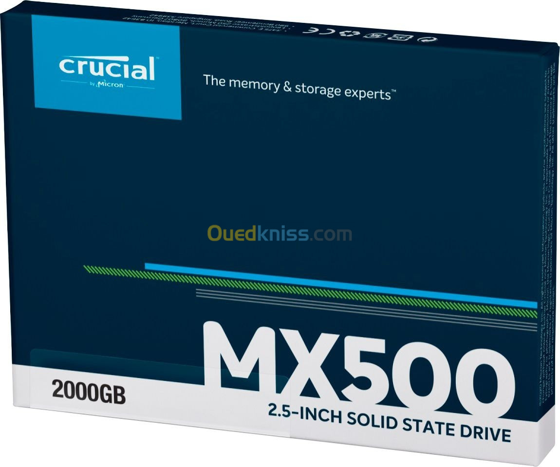 Crucial MX500 2TB SSD 560 Mo 2.5 Pouces Disque Interne - Alger Algérie