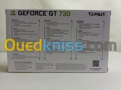 PALIT GeForce GT730 - 2 Go DDR3 - 64B - PCI-Ex 2.0 - DVI - HDMI