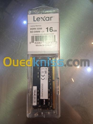 LEXAR 16 Go DDR4 3200 MHz Barette RAM Ordinateur Portable