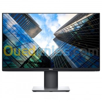 Ecran Dell 24" LED - P2419H - 8 MS - DALLE IPS - PIVOT - DISPLAYPORT - HDMI - HUB USB - NOIR