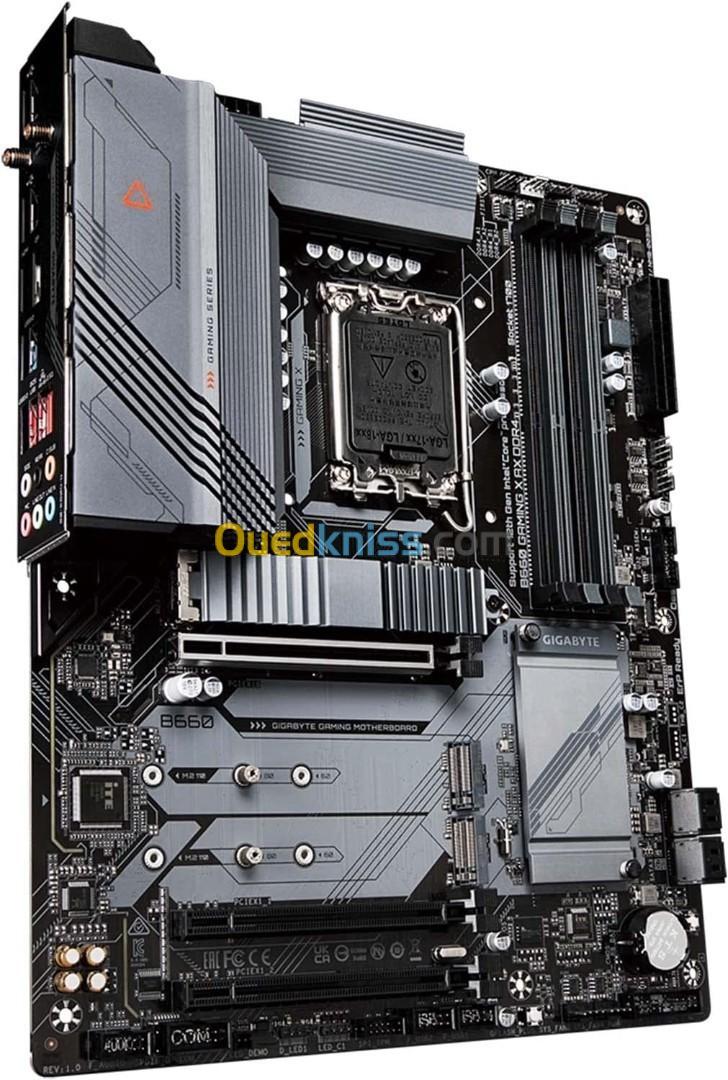 Gigabyte B660 GAMING X AX DDR4 Intel-LGA 1700 ATX Triple M.2 PCIe 4.0 USB 3.2 Gen2 Type-C WiFi