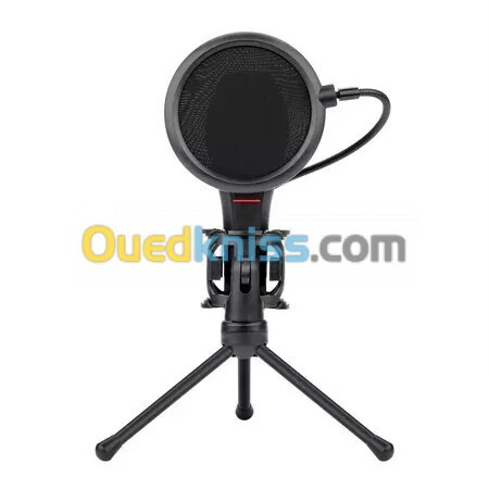 REDRAGON QUASAR 2 GM200-1 - MICROPHONE USB - HAUTE QUALITÉ - 50 HZ-16 KHZ - 1,5M - PORTABLE -NOIR