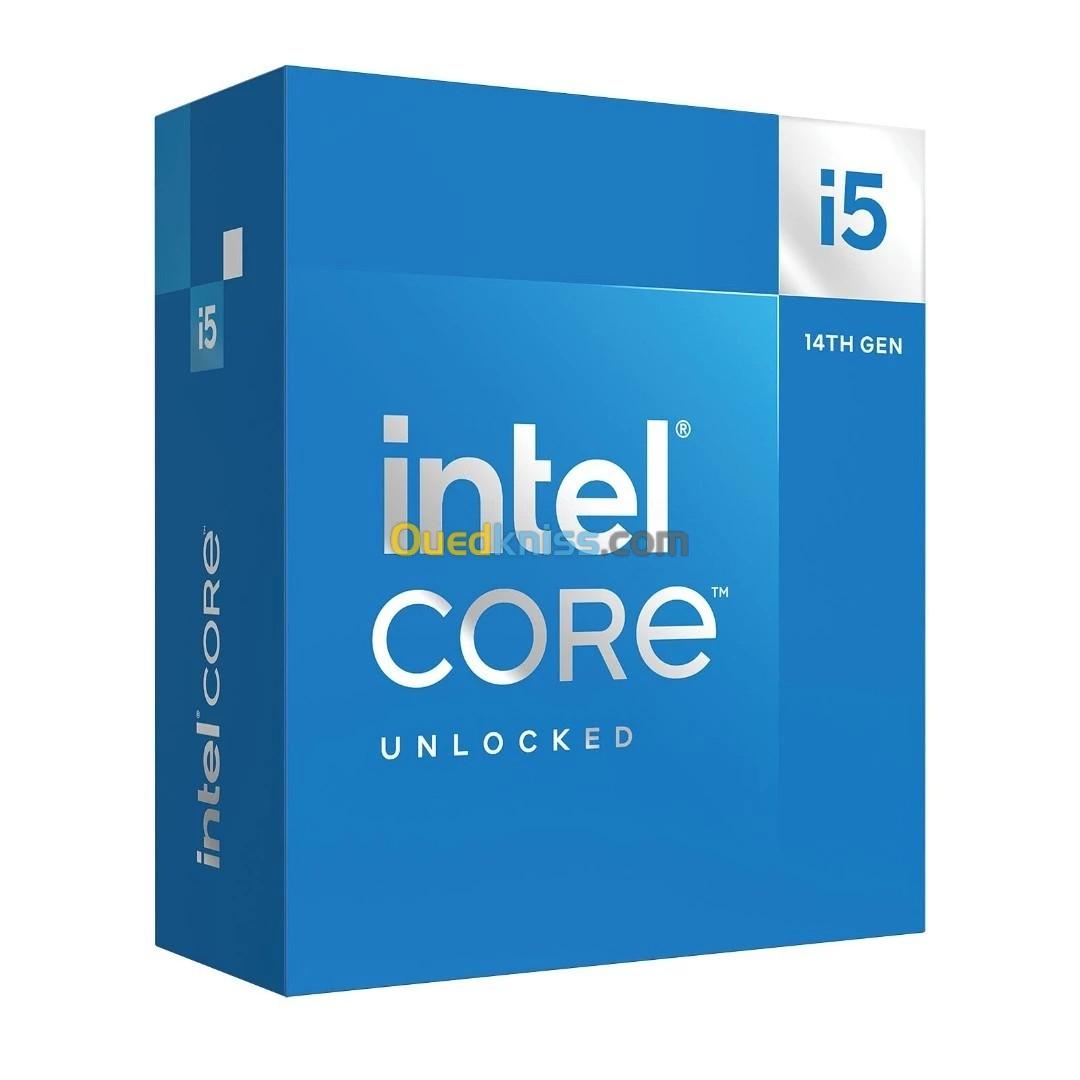 PROCESSEUR INTEL CORE I5-14600K - 14 CŒURS - 24 MO CACHE - JUSQU'À 5,30 GHZ - INTEL 1700 - 125 W -