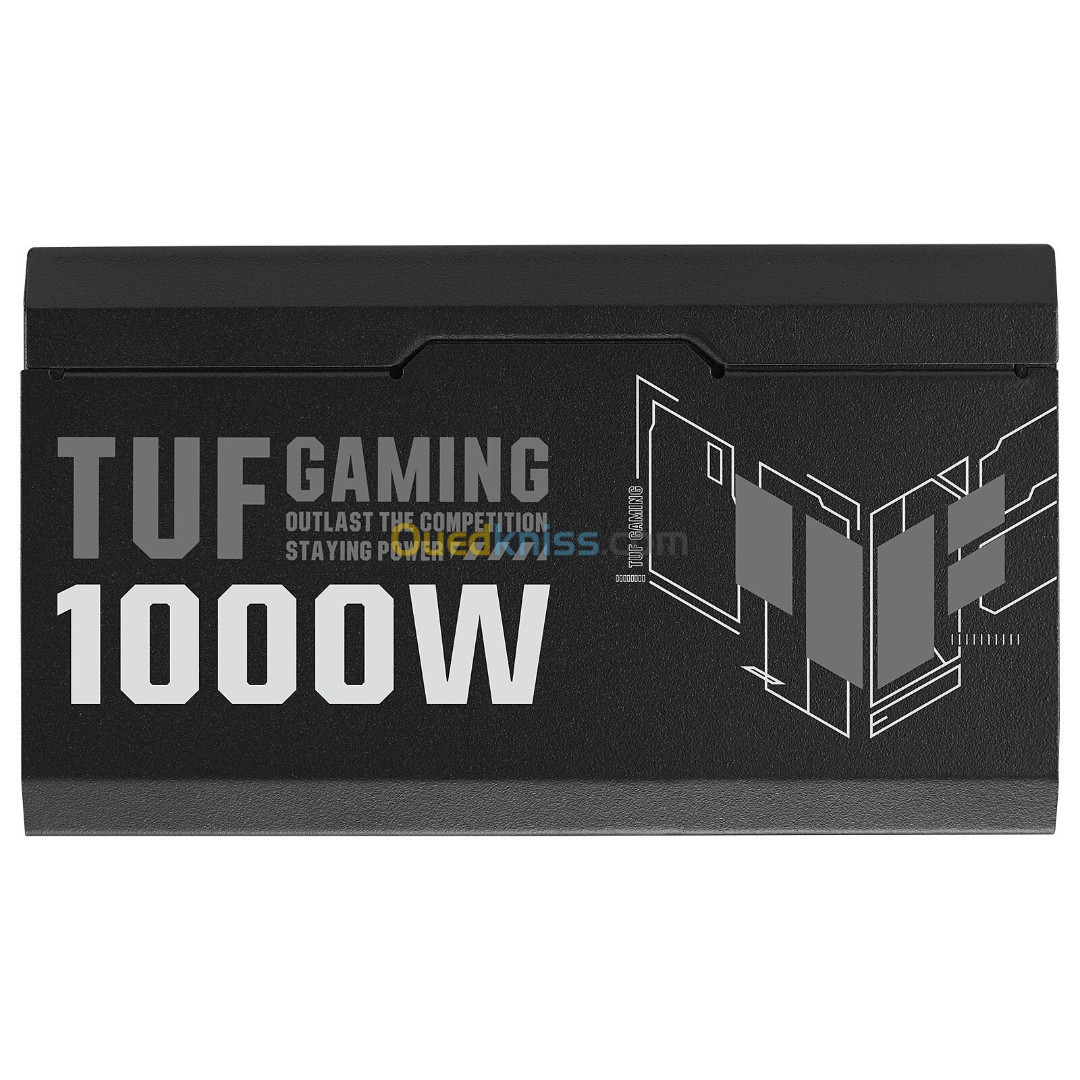 ASUS TUF GAMING 1000W GOLD - 80 PLUS GOLD - 100% MODULAIRE - SILENCIEUXSE - 4 BROCHES - NOIR