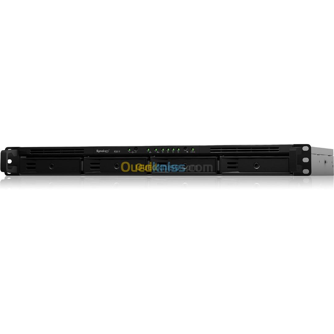 Synology RackStation RS819 Serveur NAS 4 Baies 2.5"/3.5" Format 1U