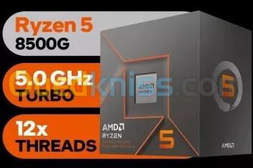 AMD RYZEN 5 8500G WRAITH STEALTH - 5.0 GHZ - 6 CORE - 12 THREADS - 22 MO CACHE - AMD RADEON - 65 W