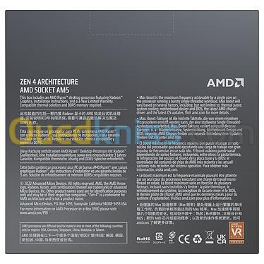 Processeur AMD Ryzen 9 7900X - 4.7 GHz - 5.6 GHz- 12-Core 24-Threads Socket AM5 TDP 170W