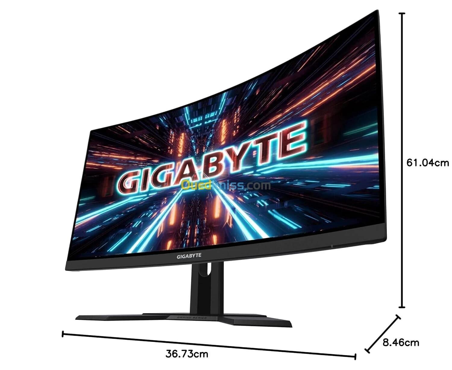 GIGABYTE G27FC A - GAMING MONITEUR - 27" CUREVED - 165Hz - 1Ms - FHD - DALL VA - HDMI 1XDP2.2 -NOIR