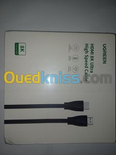 UGreen Câble HDMI 8K Ultra Haute Vitesse 1M 8K 60Hz 4K 120hz Câble Noir