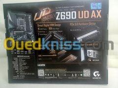 Carte Mère Gigabyte Z690 UD AX - 4 X DDR5 - ATX Socket 1700 Intel Z690 Express - M.2 PCIe 4.0