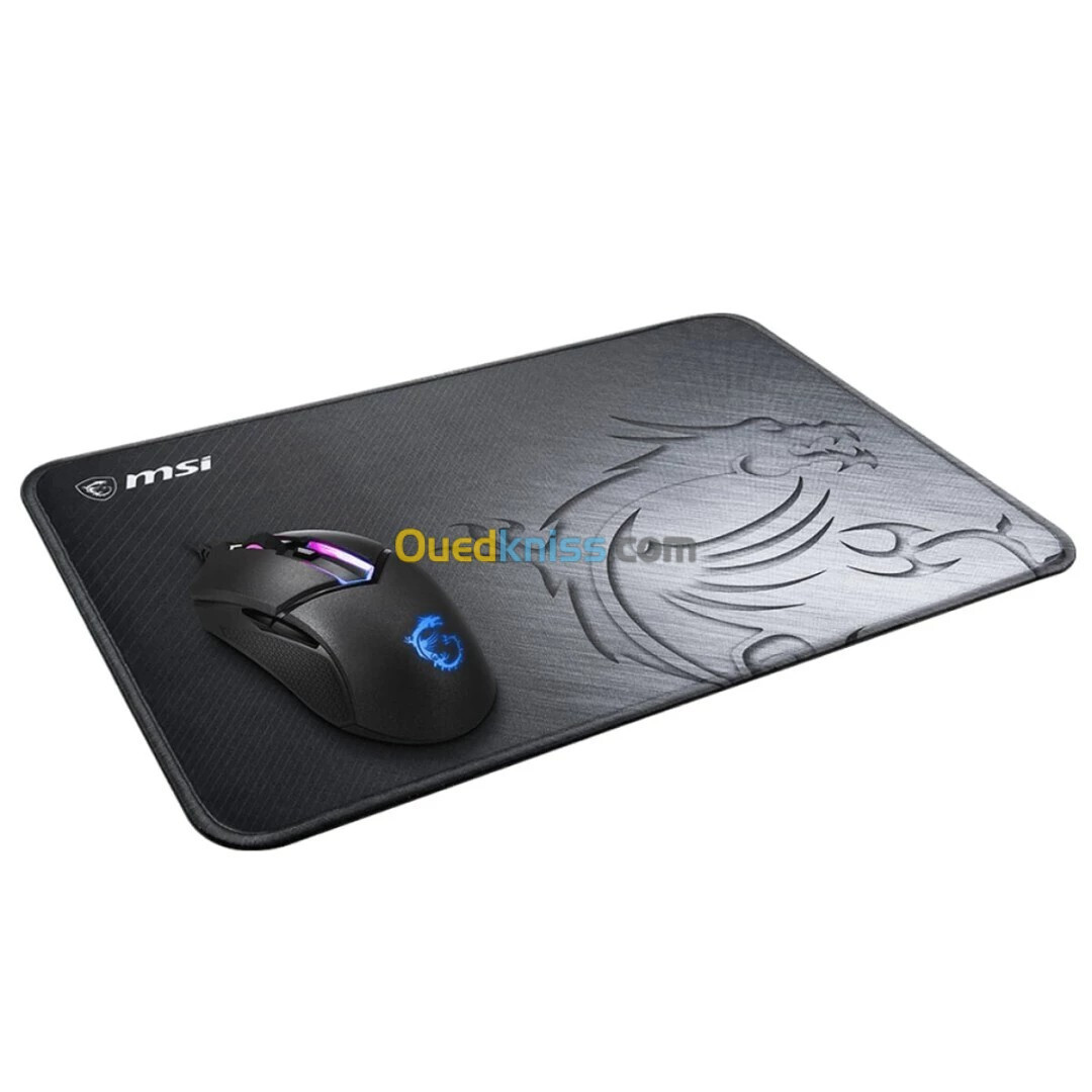 MSI AGILITY GD21 - TAPIS DE SOURIS GAMING - CONFORTABLE - ANTIDÉRAPANTE - 320 X 220 CM - GRIS